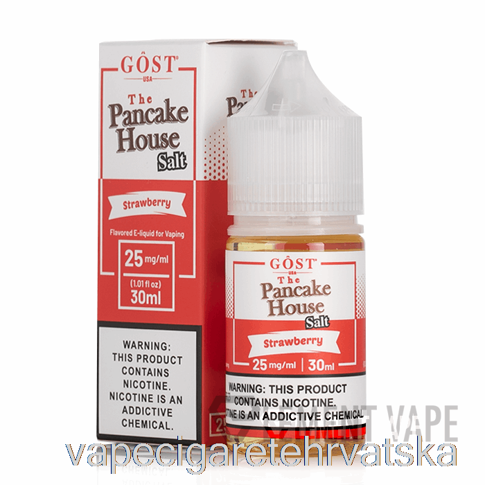 Vape Hrvatska Sol Od Jagoda - Palačinkarnica - Gost Vapor - 30ml 25mg